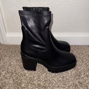 Primark Black Chunky Heeled Boots